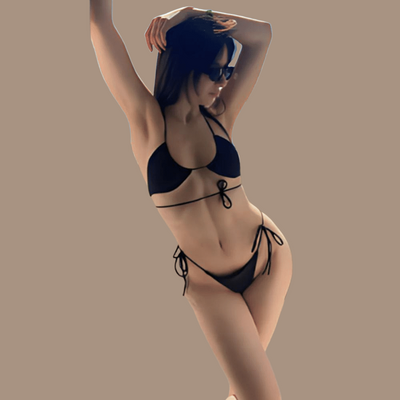 Mila - Zongebeeldhouwde Bikini Set