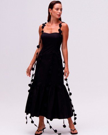Floris - Elegante Zwarte Mini-jurk